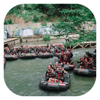 Rafting 10 orang atau lebih